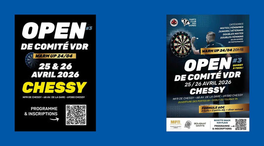 Open de Comité VDR #3 à Chessy: un week-end 100% darts