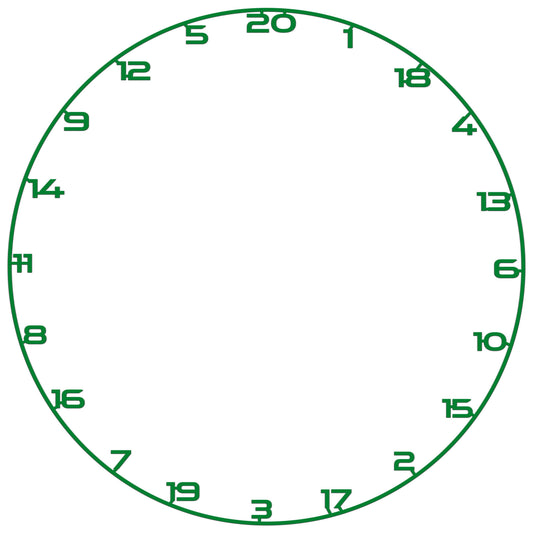 Bullet Custom Number Ring Vert