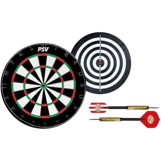 PSV Flocked Dartboard Set