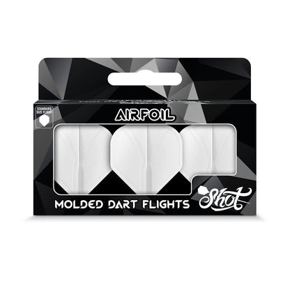 Airfoil Molded Flight No.2 Shot – Ailettes Moulées Transparent - Darts180