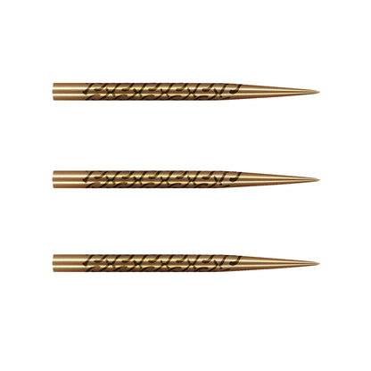 Warrior Kapene Gold Titanium Steel Point 35mm – Fléchettes acier Shot
