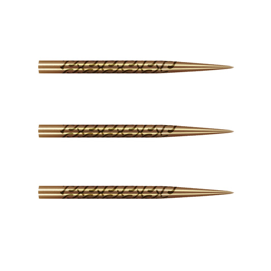 Warrior Kapene Gold Titanium Steel Point 35mm – Fléchettes acier Shot