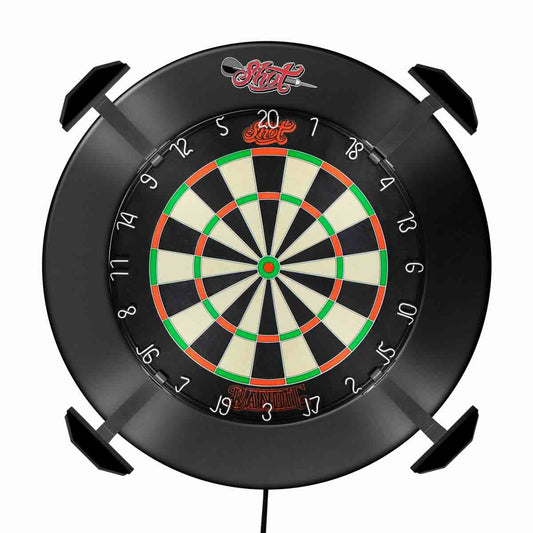 Shot Stadium Éclairage Cible Fléchettes – Face Avant - Darts180