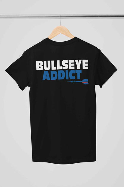 T-shirt Darts180 “Bullseye Addict” Noir