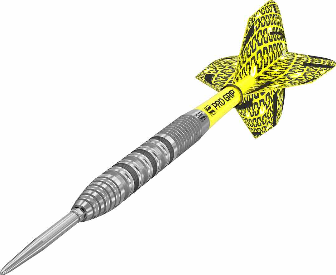 Target Bolide 01 90% Swiss – Vue Dynamique Fléchettes Swiss - Darts180