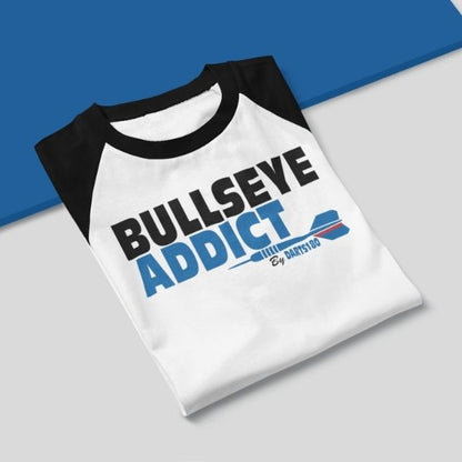 T-shirt Darts180 “Bullseye Addict” Bicolore