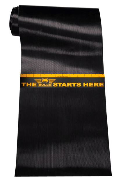 Bull's Rubber Dartmat 300 x 60cm + Throwline