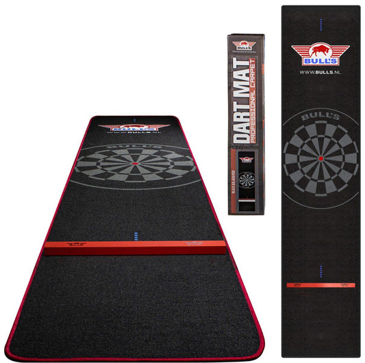 Bull's Carpet Oche Dartmat Noir-Rouge 300x60cm