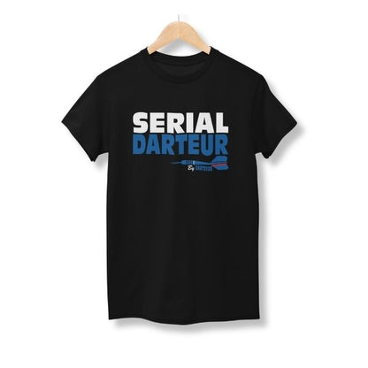 T-shirt Darts180 “Serial Darter” Noir